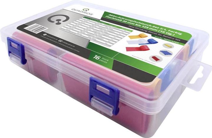 Produktbild Quadrios AkkuSchrumpfschlauchSet 21 Flachmass 30 bis 125 (16 x)