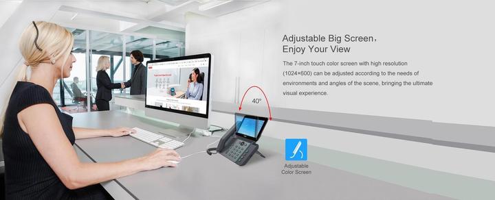 Image du produit Fanvil Tischtelefon V67 Schwarz