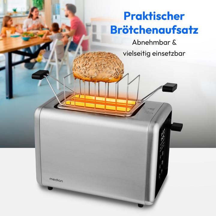 Produktbild Medion Life MD12102 Toaster silber
