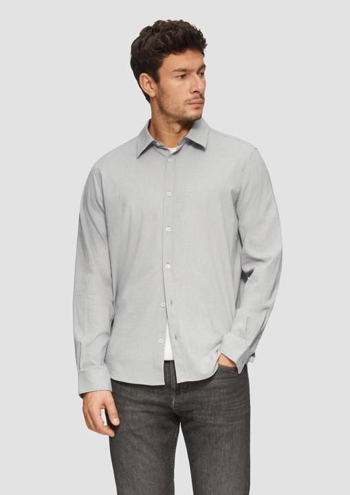 Produktbild S.Oliver Hemd Strukturiertes Hemd aus Seersucker (XL)