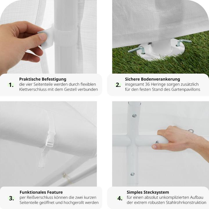 Actual product image tectake Garden (600 cm, 400 cm)