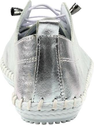 Actual product image Lunar Womens/Ladies St Ives Leather Plimsolls (40)