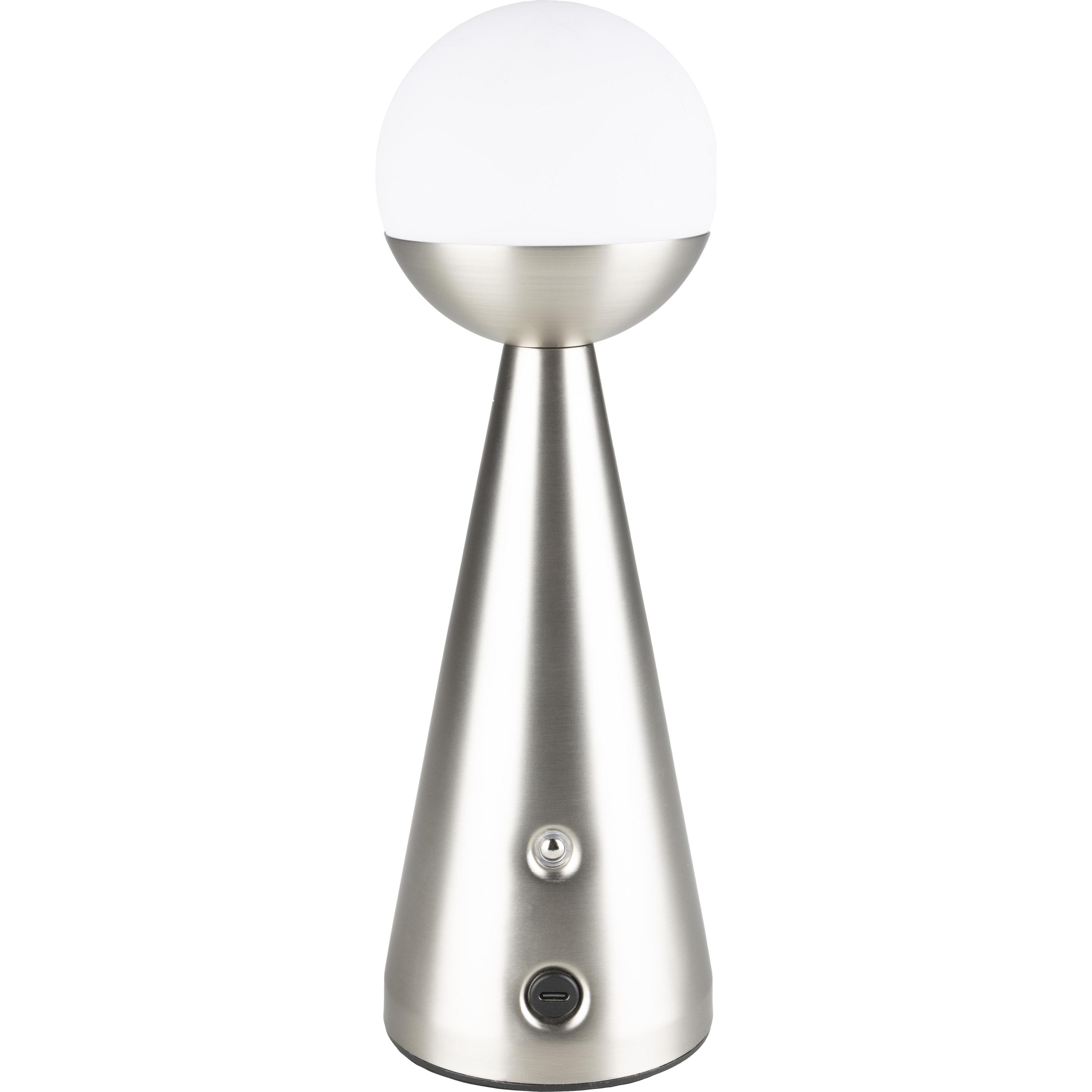 Zuiver, Lampada da tavolo, Table Lamp Bello Silver (118 lm)