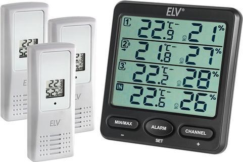 Produktbild ELV Raumklimastation RS100,inkl. 3 Aussensensoren