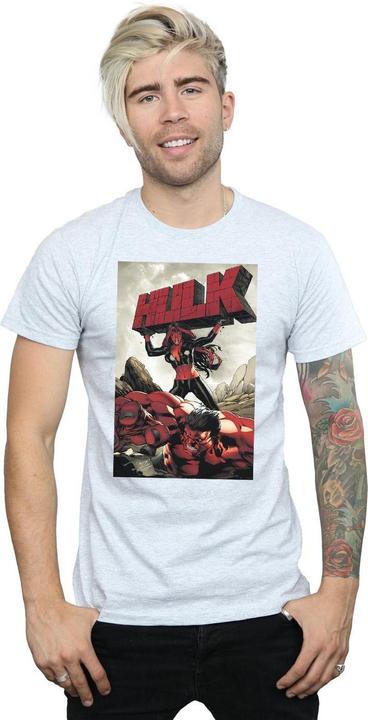 Image du produit - T-shirt RED HULK COVER - Homme (M)