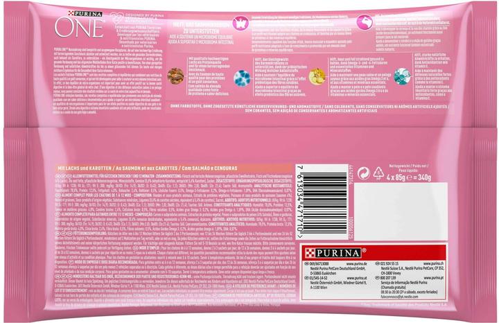 Produktbild Purina ONE Junior (Junior, 4 Stk., 85 g)