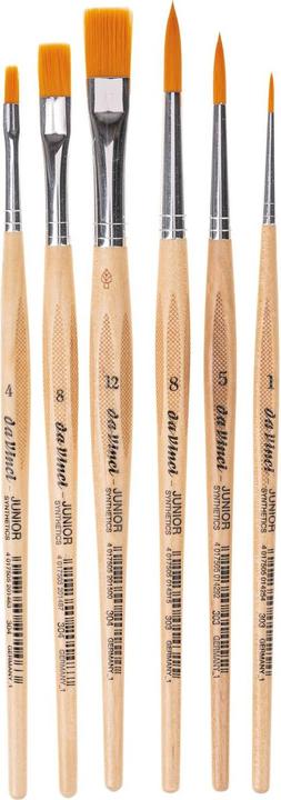 Produktbild Davinci Da Vinci - JUNIOR - SCHULMALPINSEL-SET - Für Schule und Vorschule, für vielfältige Anwendungen (12 mm)