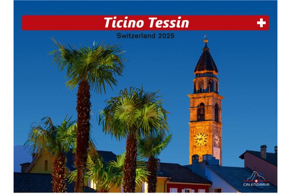 Immagine prodotto Ticino 2025 (40 x 31 cm, Italiano, Inglese, Tedesco, Francese)