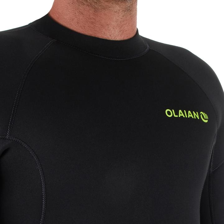 Actual product image Olaian Men's surf wetsuit 4/3 mm neoprene (S)