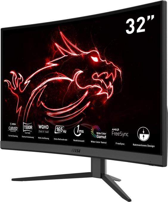 Image du produit MSI G32CQ4 E2 computer monitor (31.5") pixels Wide Quad HD LCD Black (2560 x 1440 pixels, 31.50")