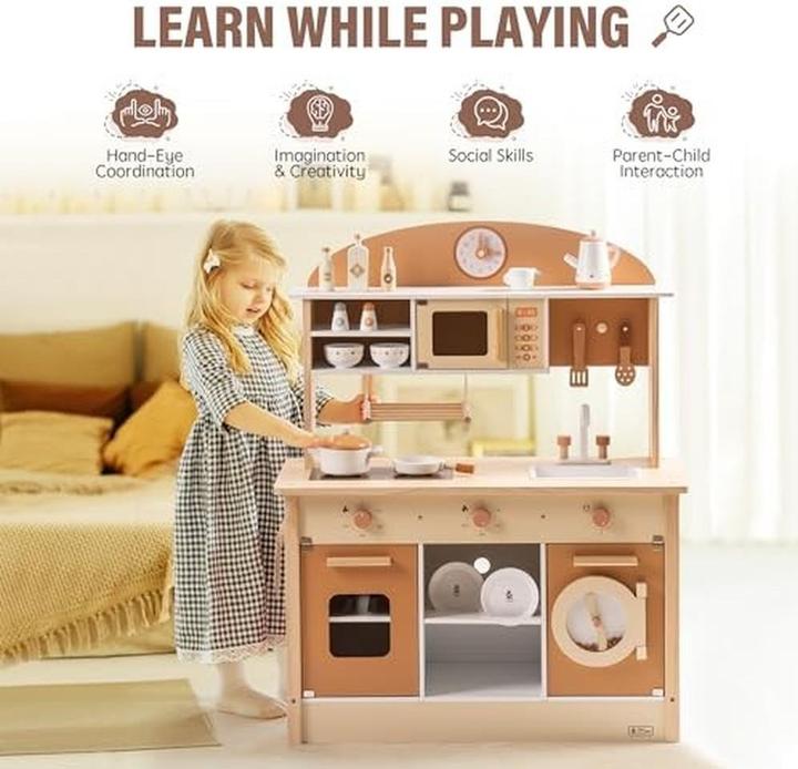 Actual product image Robud Wooden Play Kitchen
