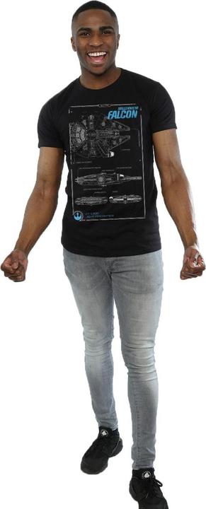 Produktbild Star Wars Force Awakens Millennium Falcon Manual TShirt (S)