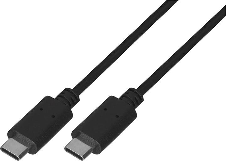 Produktbild Lanberg Kabel CA-CMCM-10CU-0010-BK (USB 2.0 Typ C (1 m, USB 2.0)