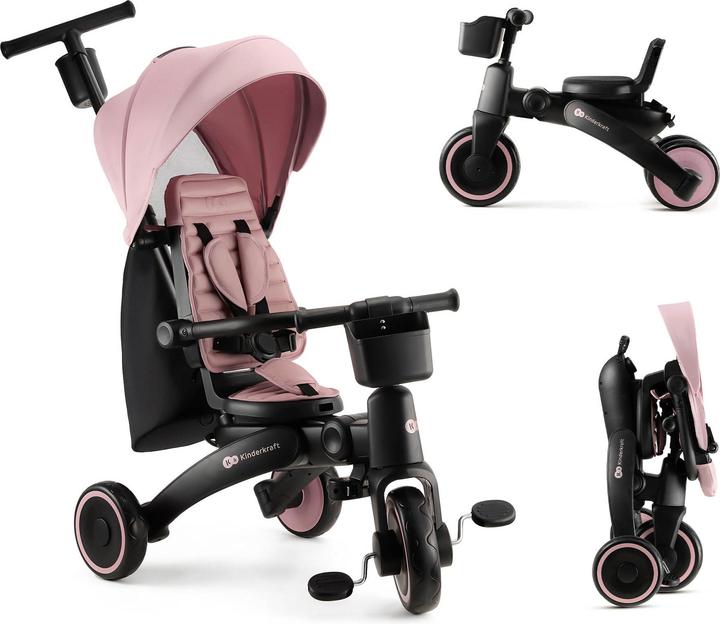 Actual product image KinderKraft Tricycle JAZZ 2 PINK