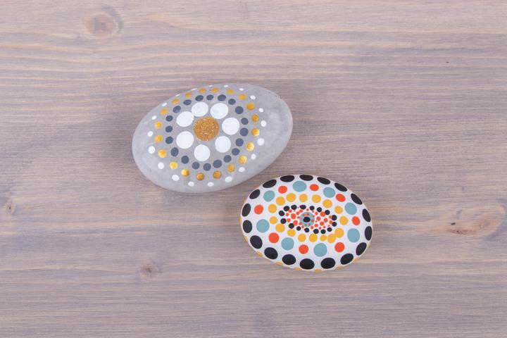 Actual product image Rayher Dot Painting Wooden Sticks