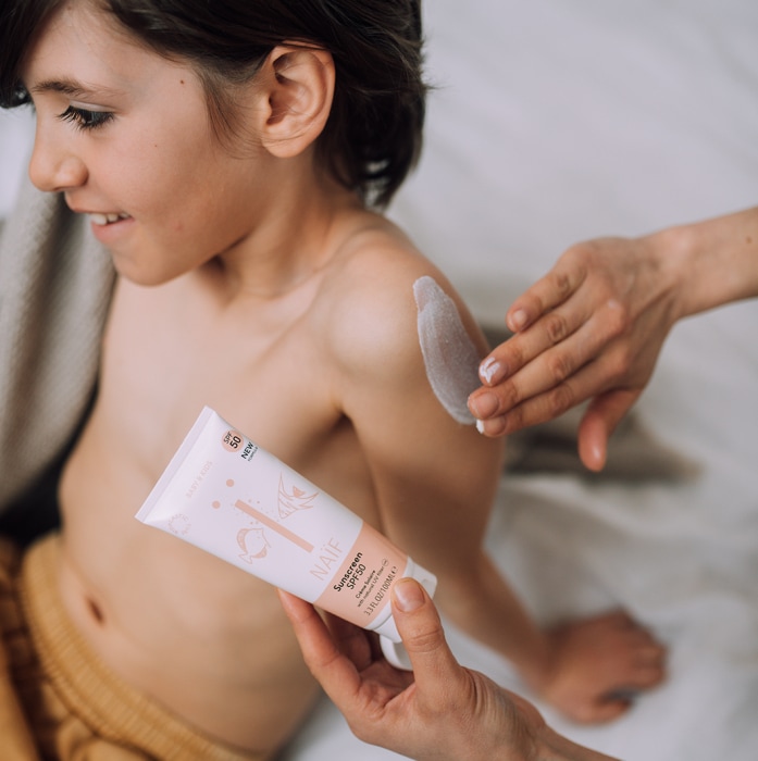 Produktbild Naïf Sonnencreme (Sonnencreme, SPF 50, 100 ml, 133 g)