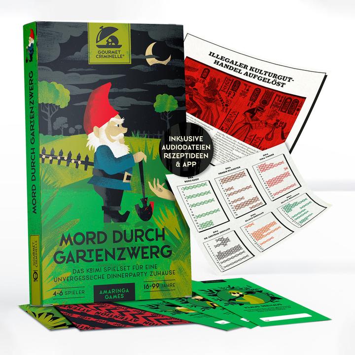 Produktbild Gourmet Criminelle Mord durch Gartenzwerg - Krimidinner (Deutsch)
