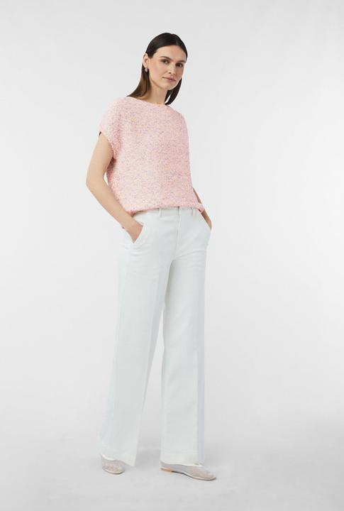 Immagine prodotto Comma Strickpullover Kurzärmeliger Strickpullover aus Effektgarn im Relaxed Fit (XL)