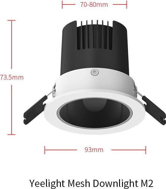Image du produit Yeelight Mesh Downlight M2 5W 350Lm White Dimmable, 70° beam angle (350 lm)
