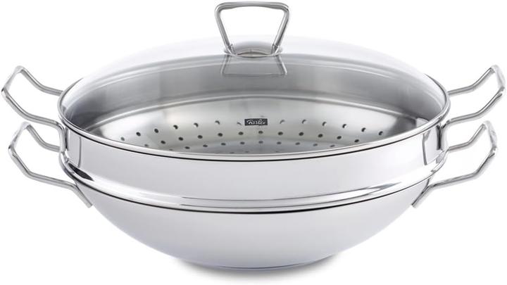 Produktbild Fissler 006-823-35-001/0 Pfanne Wok-/Bratpfanne Rund (Wok Pfanne, Edelstahl, 36 x 9.50 cm)