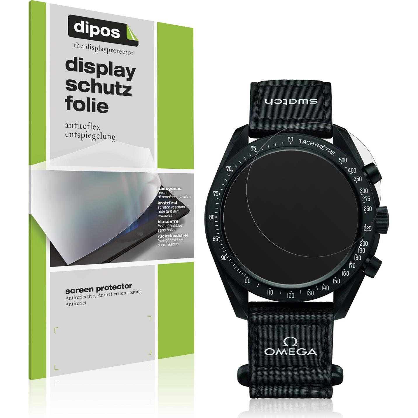 Dipos Schutzfolie Matt für Omega x Swatch Speedmaster Moonswatch, Smartwatch Schutzfolie, Transparent