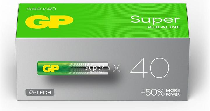 Produktbild GP Batteries Super (40 Stk., AAA, 575 mAh)