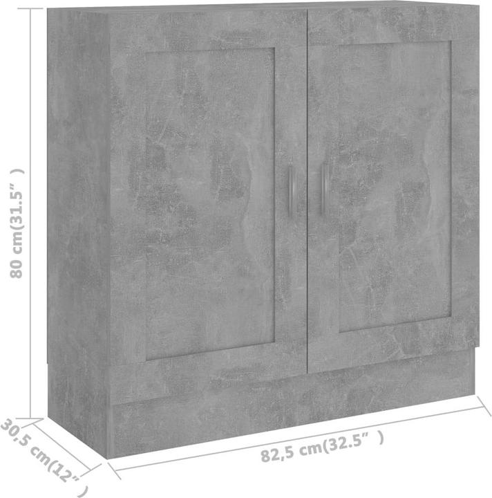 Produktbild vidaXL Bücherregal (82.5 x 30.5 x 80 cm)
