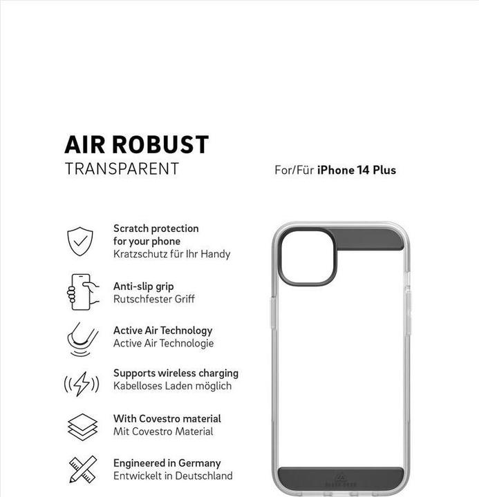 Actual product image Black Rock Air Robust (Apple iPhone 14 Plus)