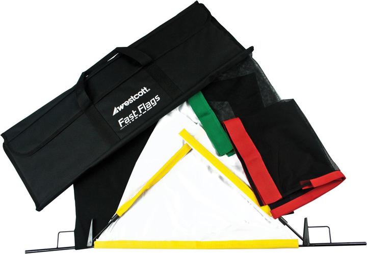 Immagine prodotto Westcott Set di bandiere veloci (Sistema telaio + Bandiere, 43.27 cm)