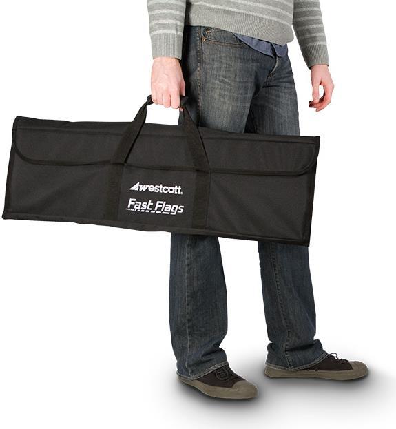 Immagine prodotto Westcott Set di bandiere veloci (Sistema telaio + Bandiere, 43.27 cm)