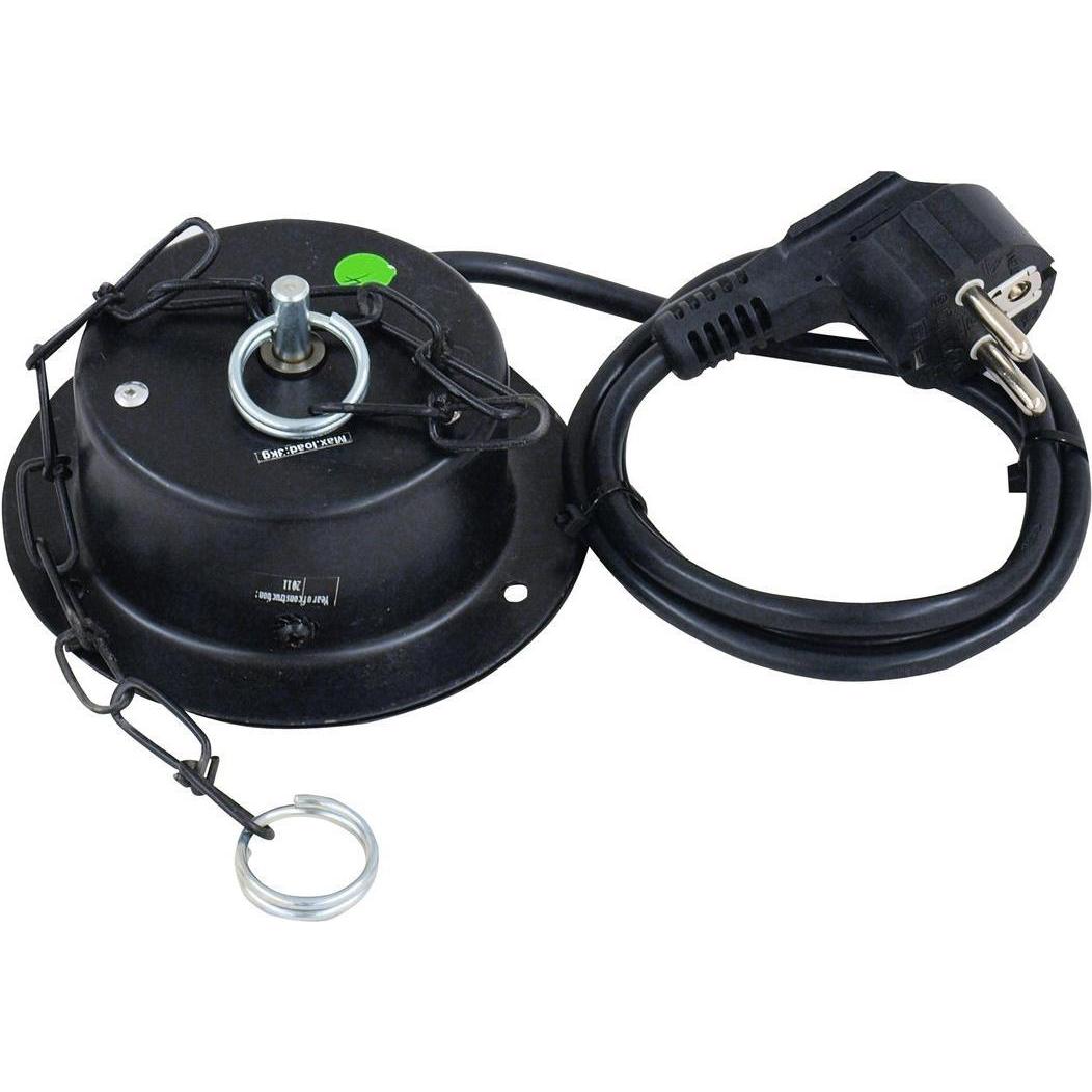 Eurolite MDDrehmotor Netzstecker (10.80 cm), Spiegelkugel, Schwarz