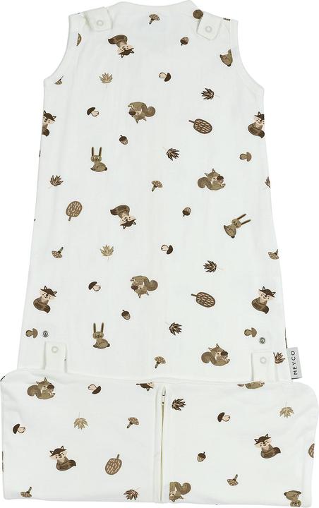 Produktbild Meyco Baby Forest Animals Ganzjahresschlafsack - sand (100 cm, Ganzjahr)