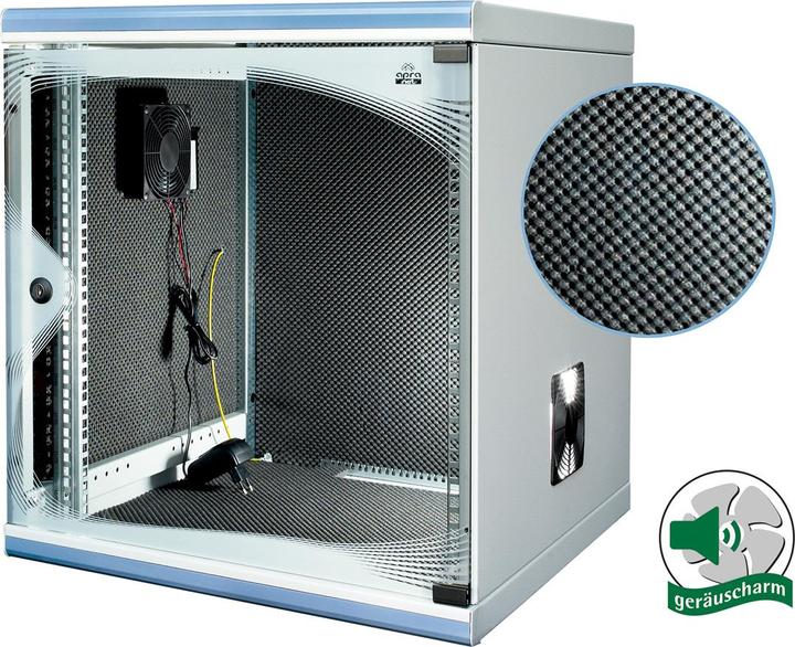 Image du produit Apra Optirack Silent Armoire sous plan (12 HE, Rack 19 pouces)