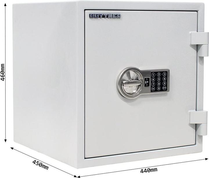 Immagine prodotto Rottner Cassaforte ignifuga per documenti S2 Fire Safe 40 con serratura elettronica (33 l)