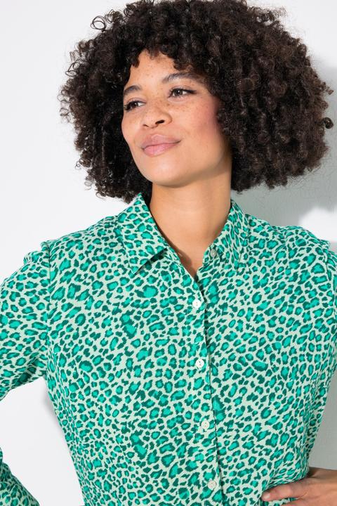 Produktbild Angel of Style Bluse, oversized, Musselin, Leo-Druck (54)