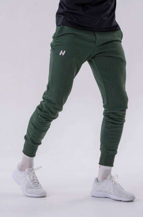 Actual product image Nebbia Slim sweatpants with side pockets "Reset" 321 dark green (XXL)