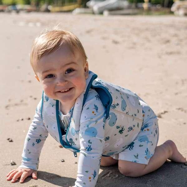 Productafbeelding Filibabba Svømmevest 1-2 år – Christian's Whale Tales (11 - 15 kg)