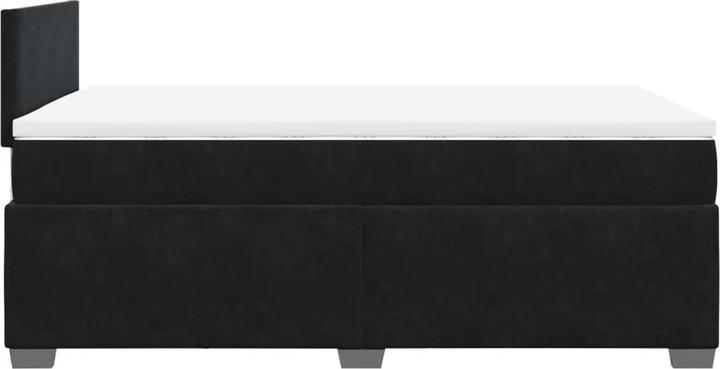 Actual product image vidaXL Bo x spring bed with mattress 120 x 190 cm velvet (120 x 190 cm)