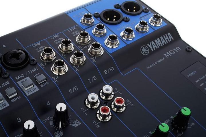 Image du produit Yamaha MG10 (Studio et mixeur live, Clubmixer)