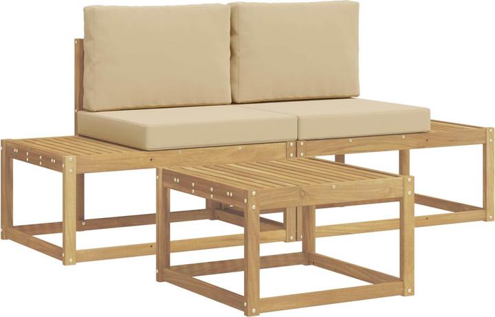 Beige, Braun, Weiss