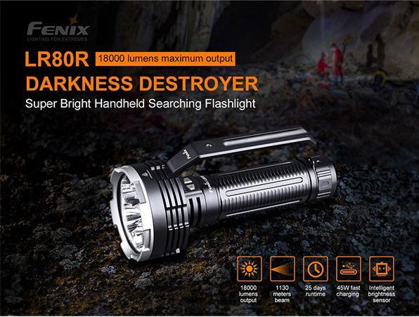 Actual product image Fenix LR80R (25.90 cm, 18000 lm)