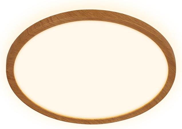 Briloner Ultra flat LED Panel with wooden coloured frame