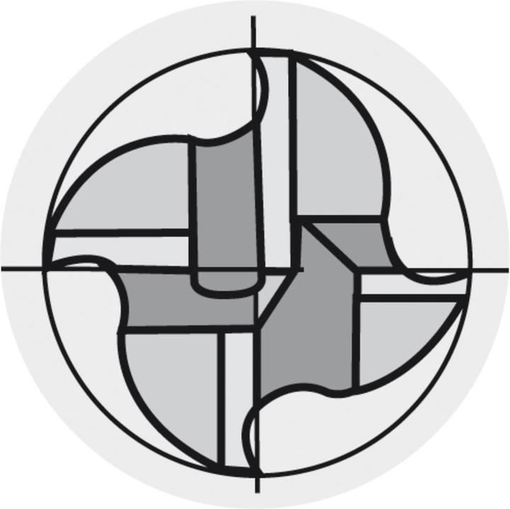 Image du produit Forum Professional Solutions Fraise à queue courte, DIN 844-K, HSSE, 6,0 mm