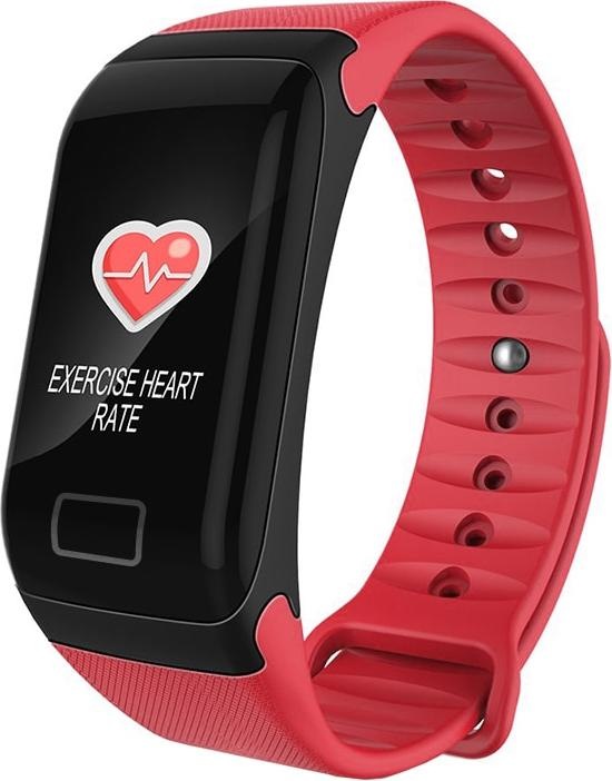 Actual product image JTI F1 Plus WearFit activity tracker with colour display - red