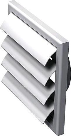 Produktbild Siku Verschlussklappe 125 mm weiss,Aussenmass 186x186mm