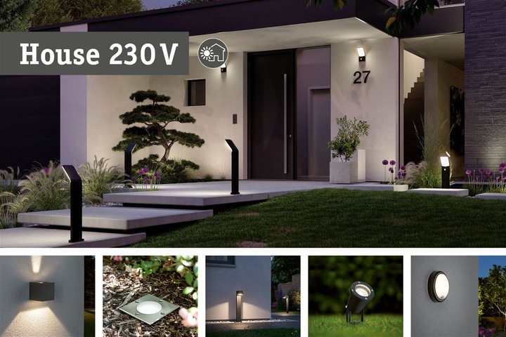 Actual product image Paulmann Outdoor 230V Bollard Light Zerena (1100 lm, IP44)