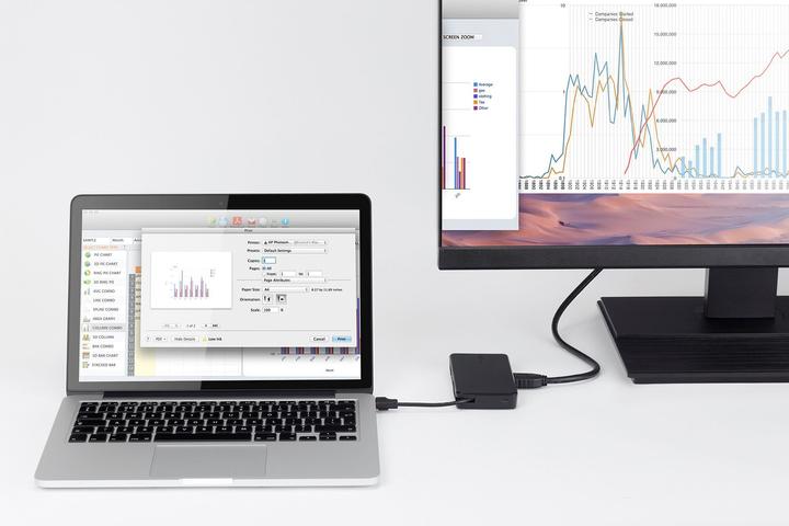 Image du produit Targus Adaptateur USB pour écrans multiples (Port de connexion (propriétaire), 1 ports)