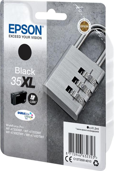 Produktbild Epson 35XL DuraBrite Ultra (BK)