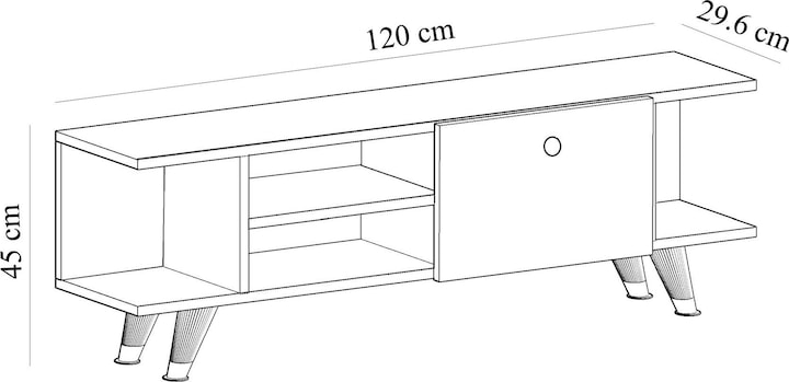 Produktbild Kalune Design Anaya (120 x 29.6 x 45 cm)