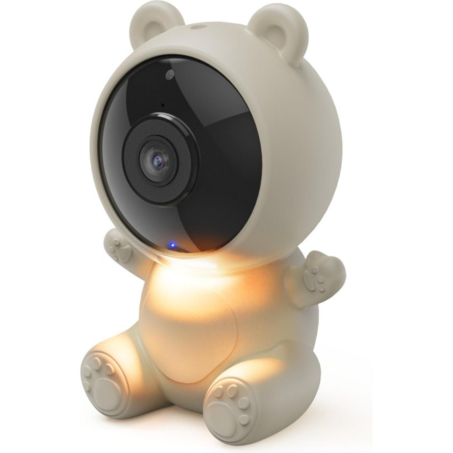 Hama Slimme Bewakingscamera For Baby's WLAN App Nachtlicht Audio 1080p (1920 x 1080 Pixels), Telecamera di rete, Bianco